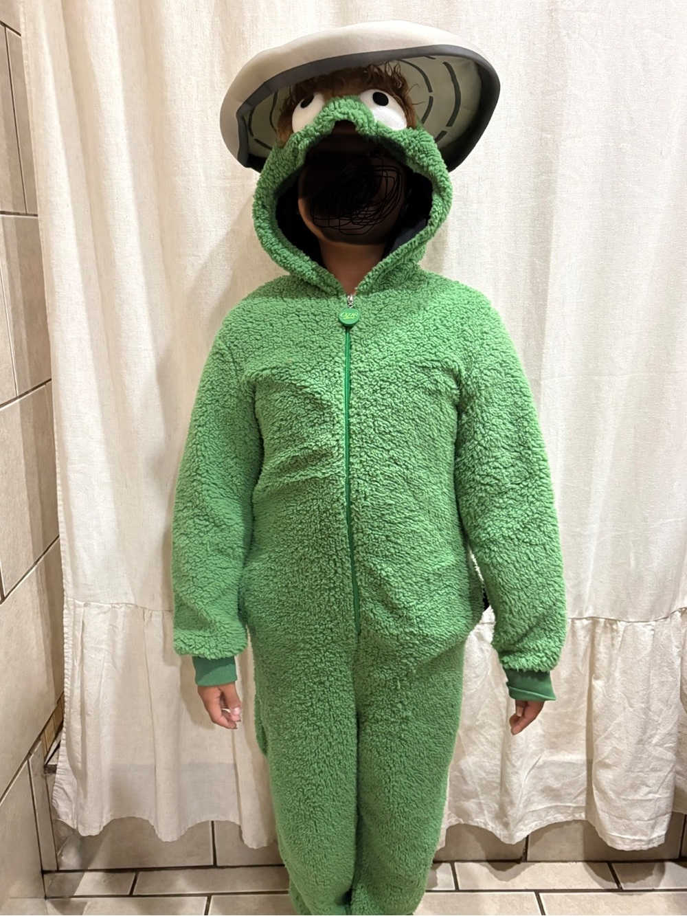 Oscar the Grouch Costume kids L Sesame Street Spirit